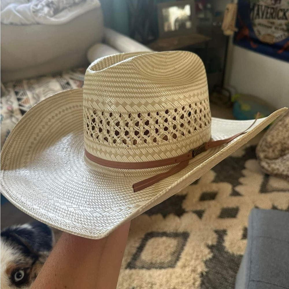 American straw, cowboy hat